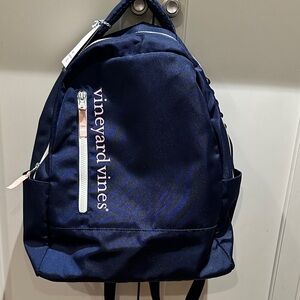 NWT! Vineyard Vines Navy Backpack with Pink Accents